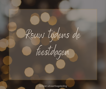 Rouw tijdens de feestdagen