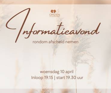 Informatieavond rondom afscheid nemen